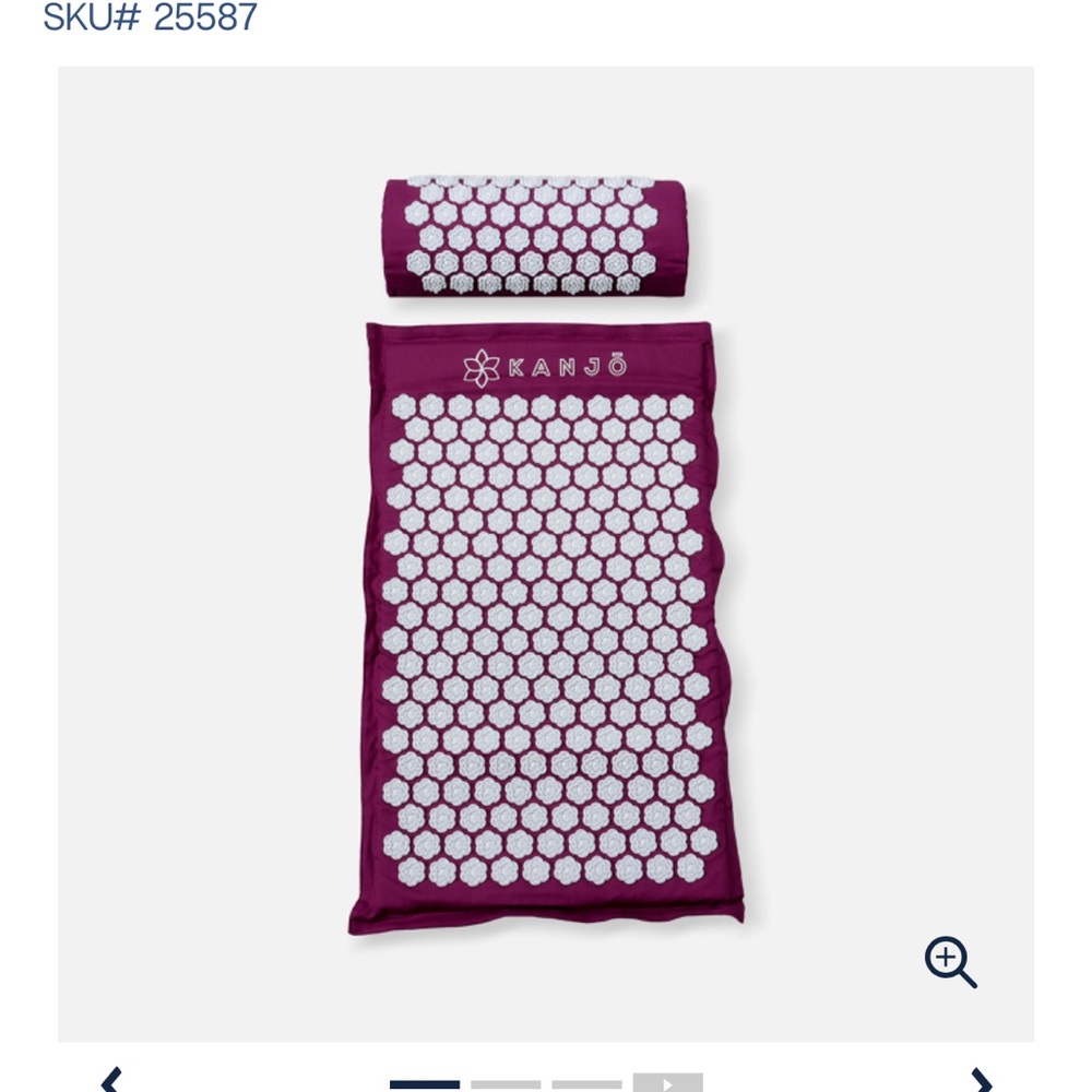 Kanjo acupressure Mat and pillow